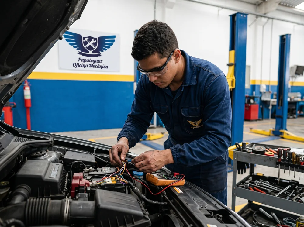 Serviço de elétrica automotiva na Papaléguas