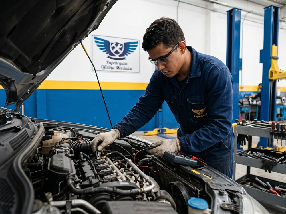 Diagnóstico técnico automotivo na Papaléguas